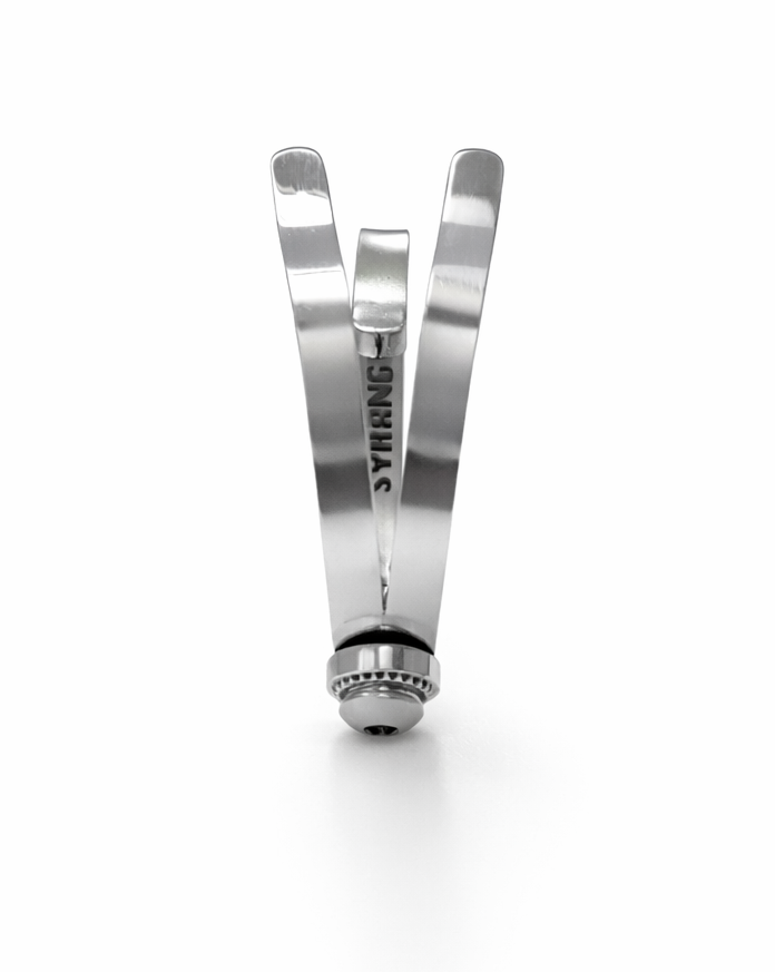 V-Ring stainless steel syringe accessory